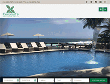 Tablet Screenshot of coconutshotel.com.br